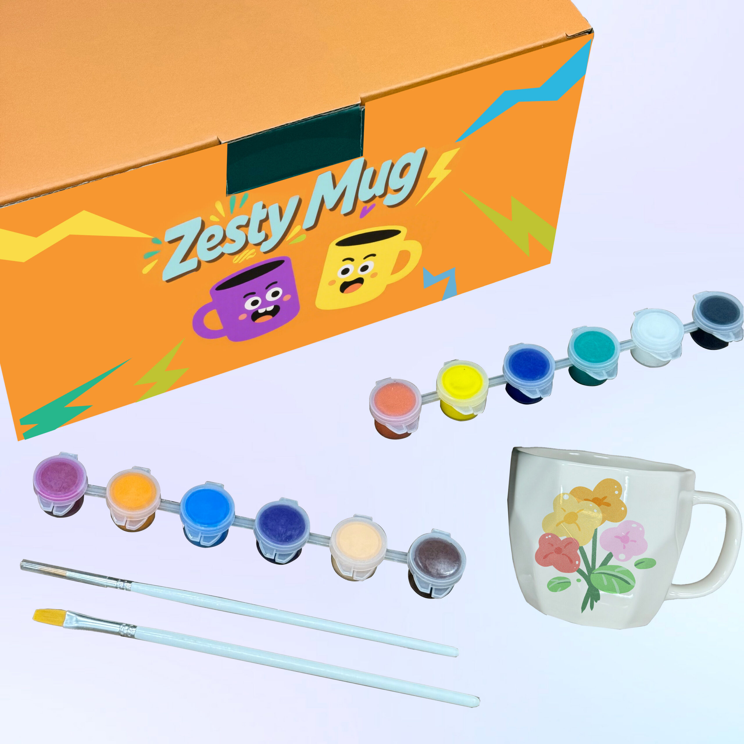 Mug Pottery Painting Kit