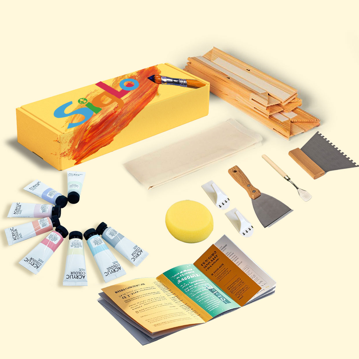 Textured Canvas Art Kit