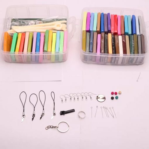DIY Polymer clay Kit, 36 Colors Oven Bake Clay CUSTOM SAFETY CLAY