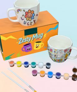 Mug Pottery Painting Kit DIY Ceramic Mug Pottery Painting Kit