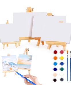 Acrylic Paint Set with Easel & Drawing Board