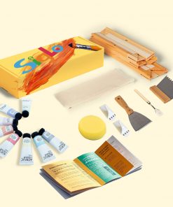 Textured Canvas Art Kit Plaster Art Set