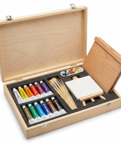 Wholesale Acrylic Paint Set with Easel & Drawing Board - Bulk Art Supply Kit